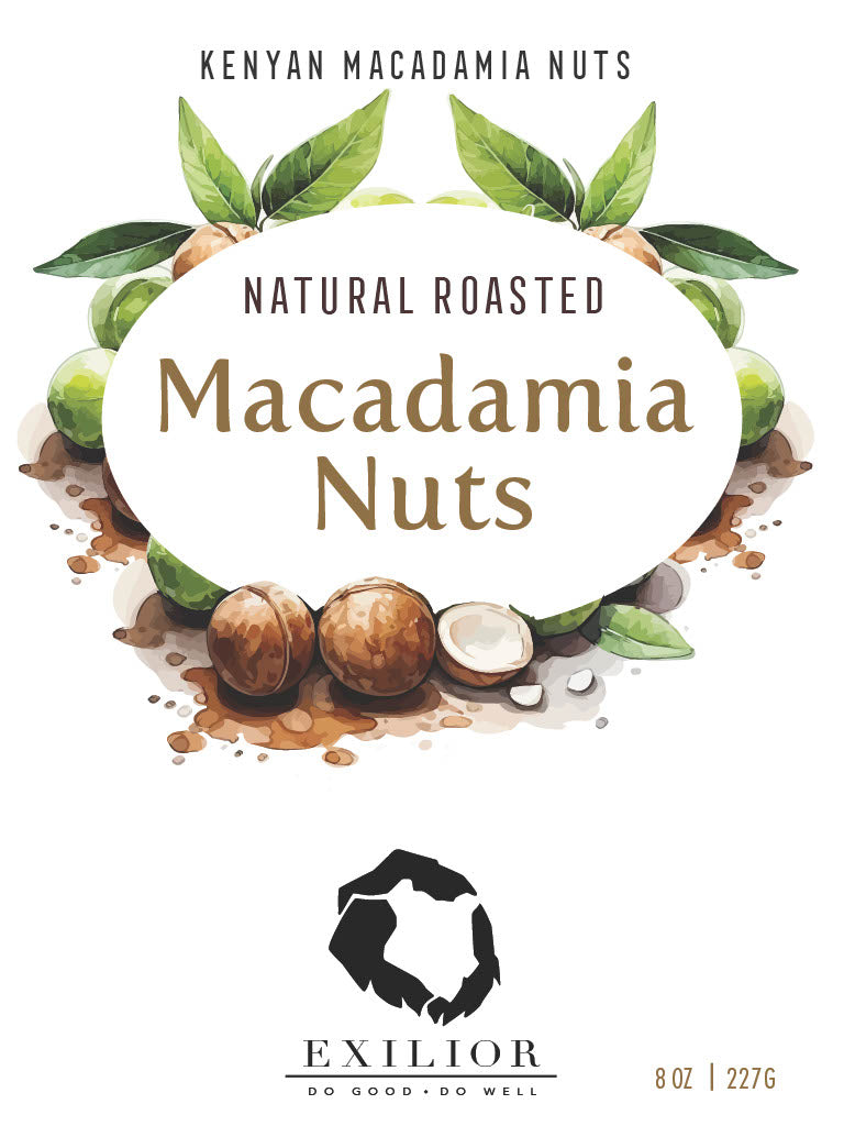 Natural Dry Roasted Kenyan Macadamia nuts