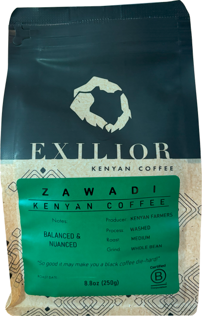 Case of 30 Zawadi Medium Roast Coffee Bags